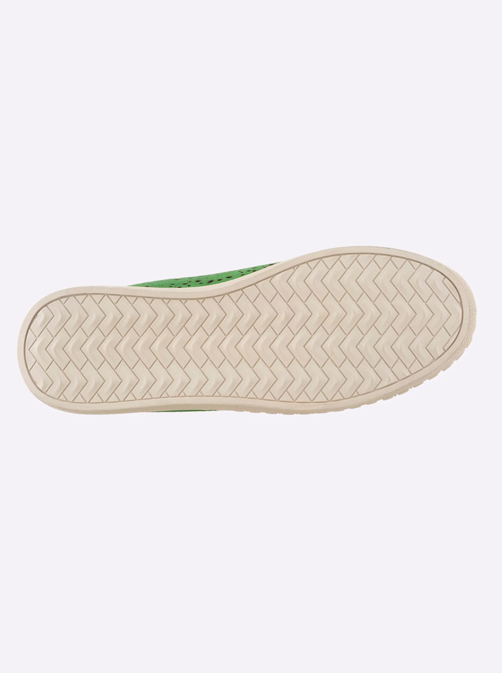 Sneakers & Schnürer|Gemini Schnürschuh mit Perforierung grün
