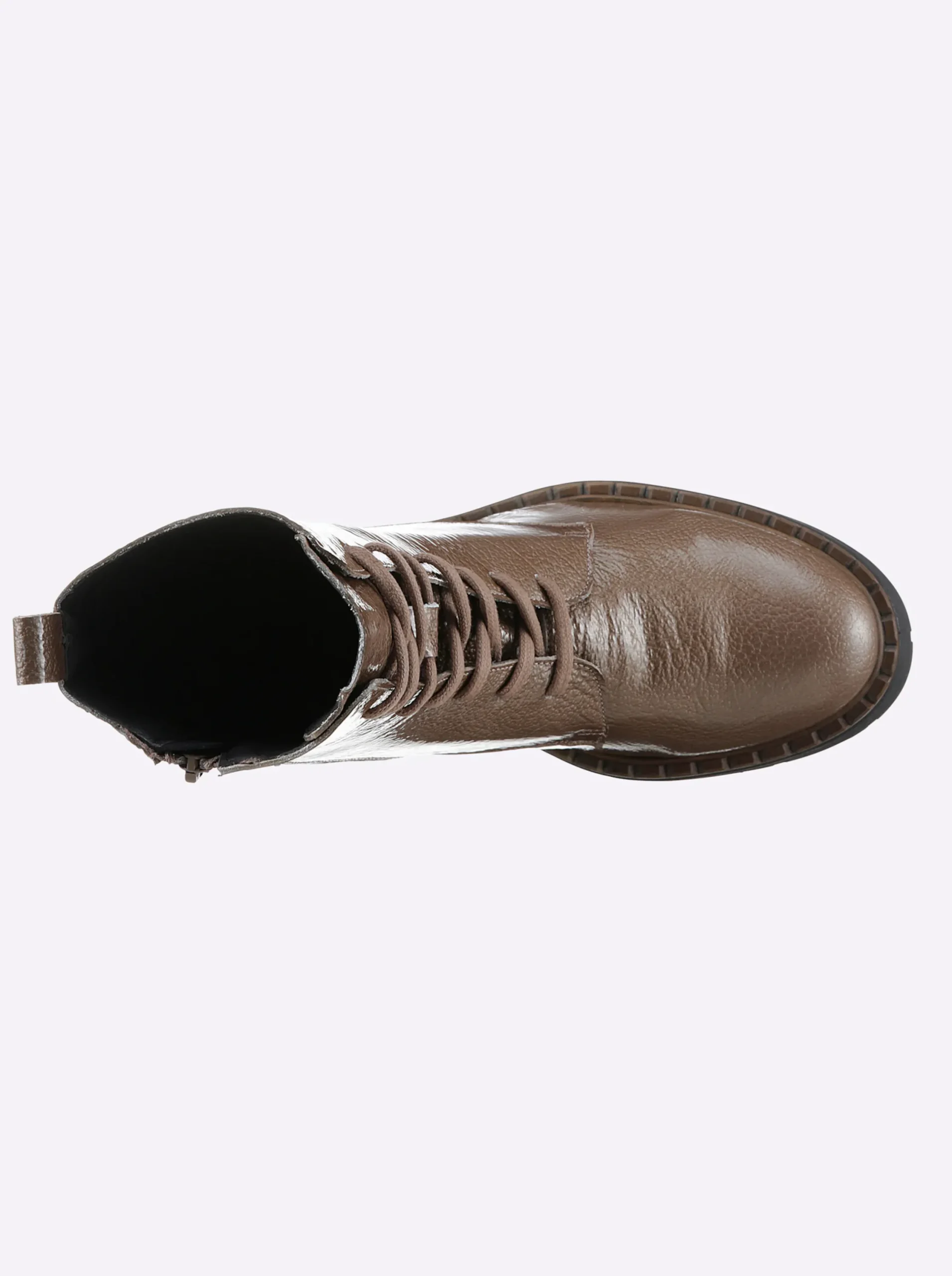 Stiefel|heine Schnürstiefel taupe