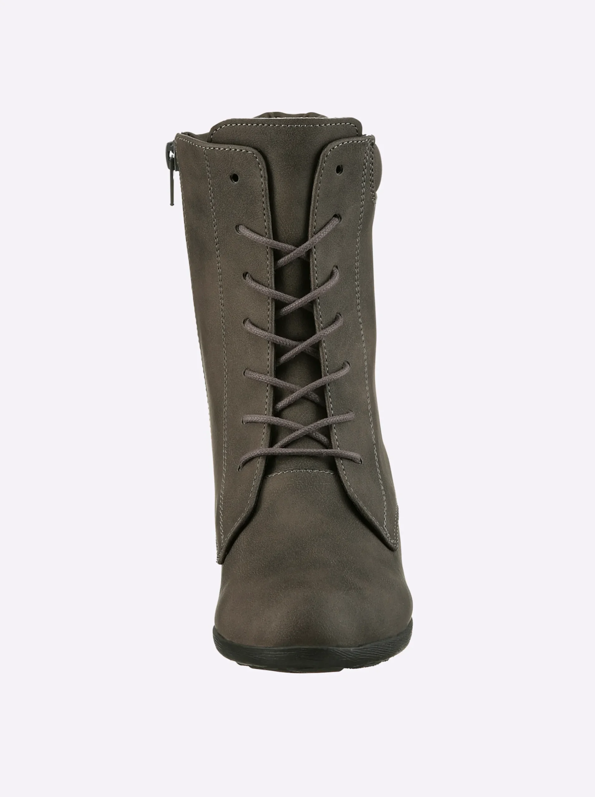 Stiefeletten|Stiefel|Andrea Conti Schnürstiefelette grau