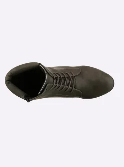Stiefeletten|Stiefel|Andrea Conti Schnürstiefelette grau