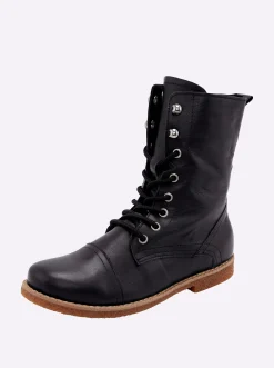 Stiefeletten|Stiefel|Andrea Conti Schnürstiefelette schwarz