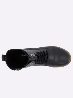 Stiefeletten|Stiefel|Andrea Conti Schnürstiefelette schwarz