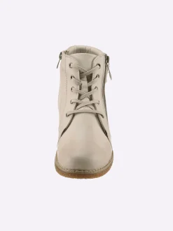 Stiefeletten|Stiefel|Andrea Conti Schnürstiefelette creme