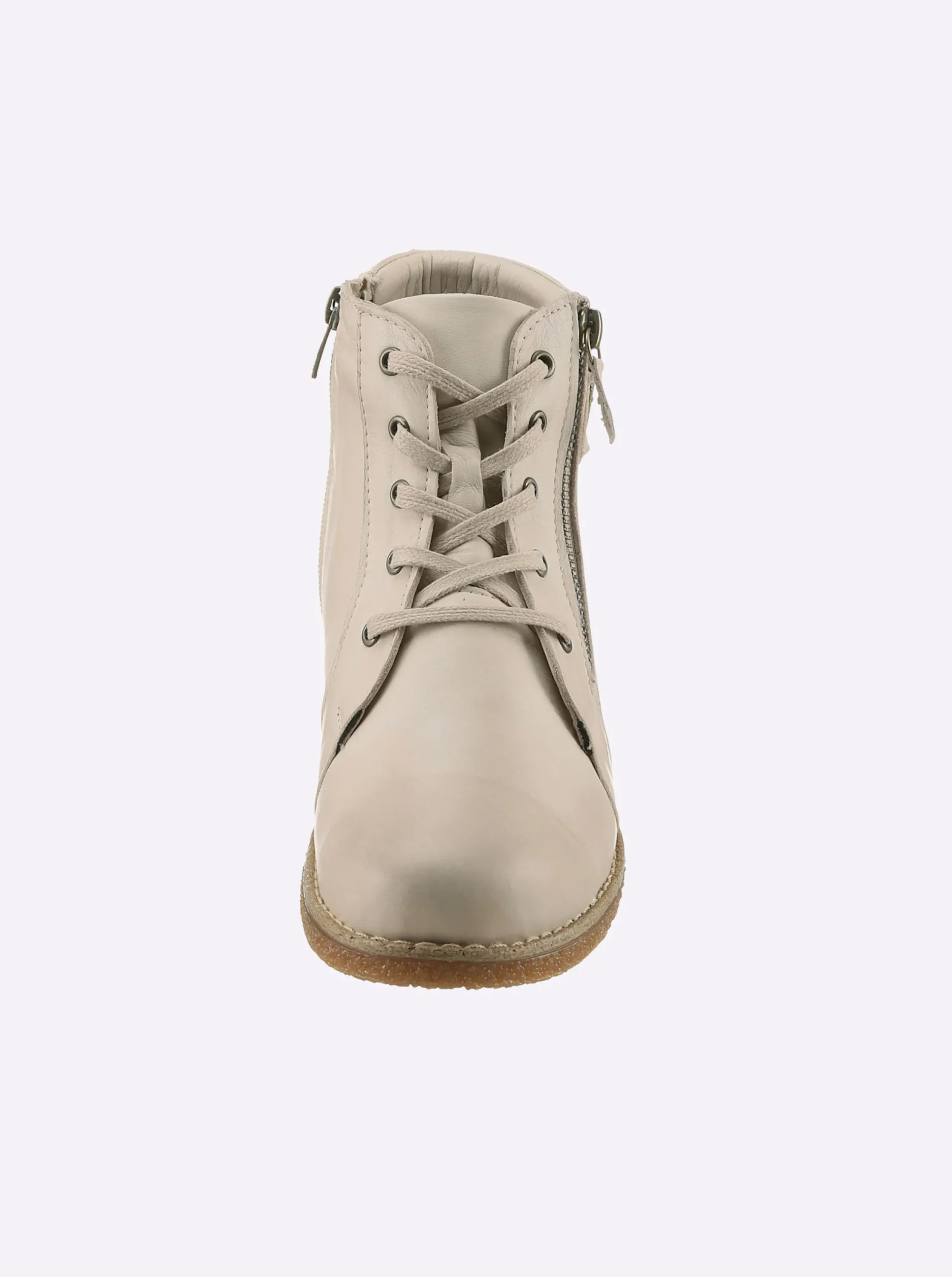 Stiefeletten|Stiefel|Andrea Conti Schnürstiefelette creme