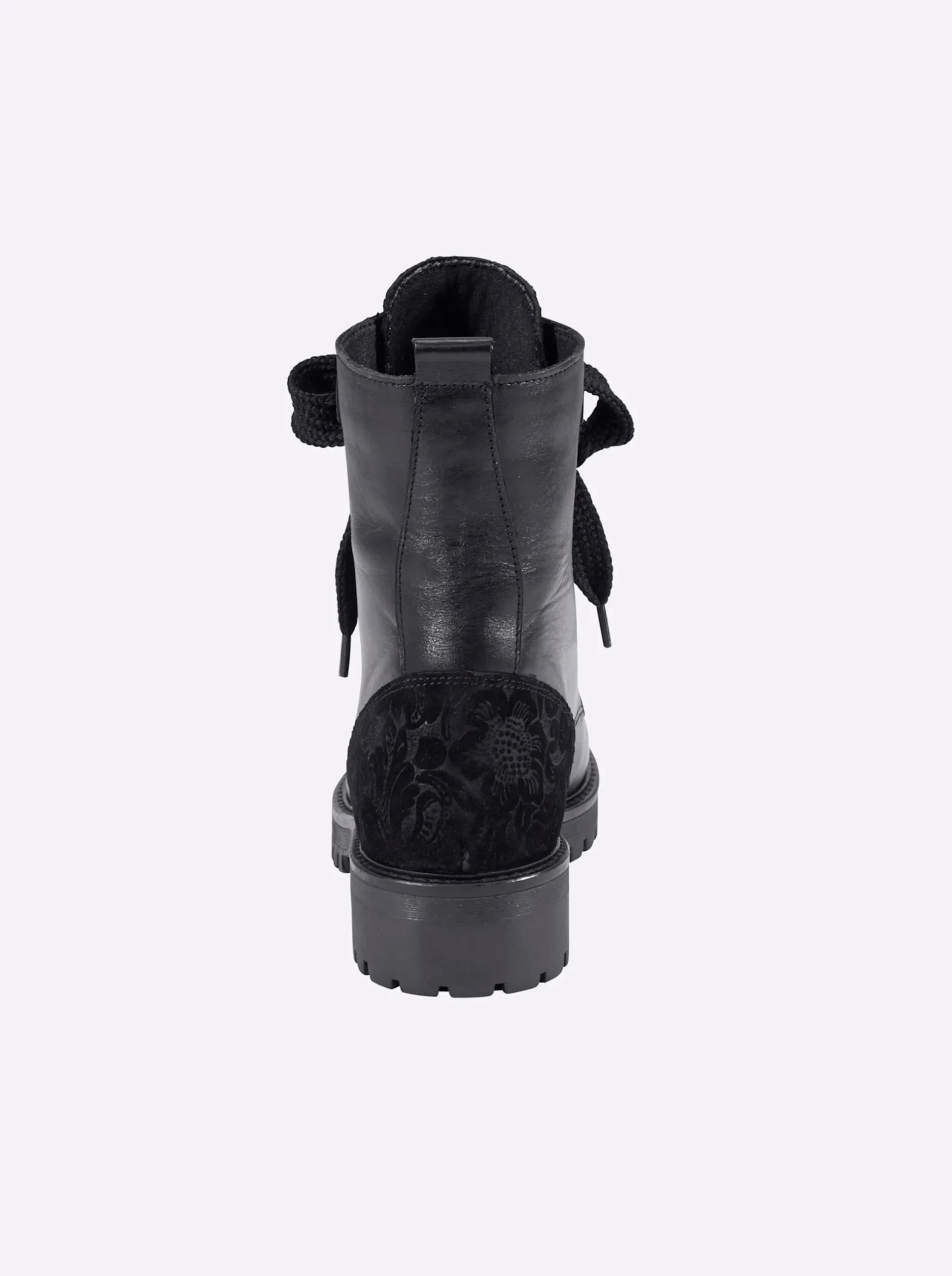 Stiefeletten|Stiefel|heine Schnürstiefelette schwarz