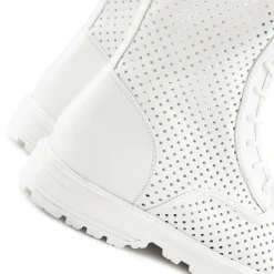 Stiefeletten|Stiefel|LASCANA Schnürstiefelette weiß