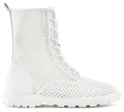 Stiefeletten|Stiefel|LASCANA Schnürstiefelette weiß
