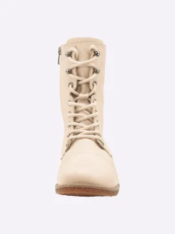 Stiefeletten|Stiefel|Andrea Conti Schnürstiefelette creme