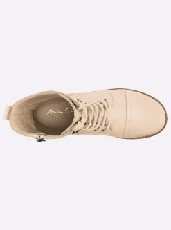 Stiefeletten|Stiefel|Andrea Conti Schnürstiefelette creme