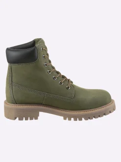 Stiefeletten|Stiefel|heine Schnürstiefelette khaki