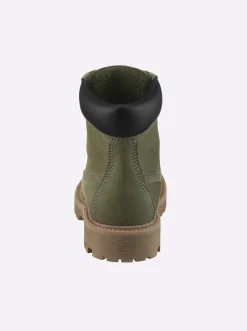 Stiefeletten|Stiefel|heine Schnürstiefelette khaki