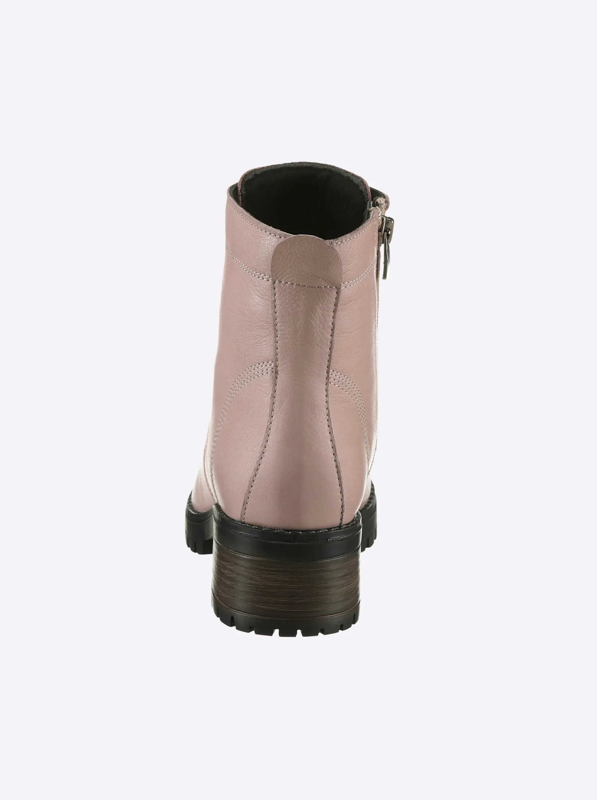 Stiefeletten|Stiefel|heine Schnürstiefelette rose