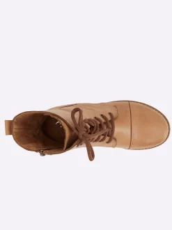 Stiefeletten|Stiefel|Andrea Conti Schnürstiefelette camel