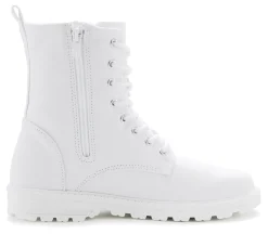 Stiefeletten|Stiefel|LASCANA Schnürstiefelette weiß