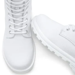 Stiefeletten|Stiefel|LASCANA Schnürstiefelette weiß