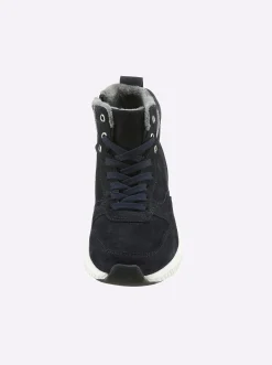 Stiefeletten|Stiefel|heine Schnürstiefelette marine