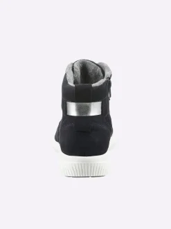 Stiefeletten|Stiefel|heine Schnürstiefelette marine