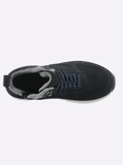 Stiefeletten|Stiefel|heine Schnürstiefelette marine