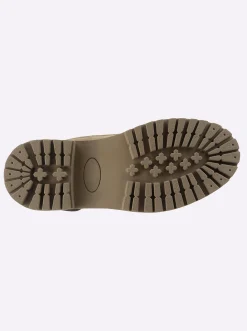 Stiefeletten|Stiefel|heine Schnürstiefelette taupe