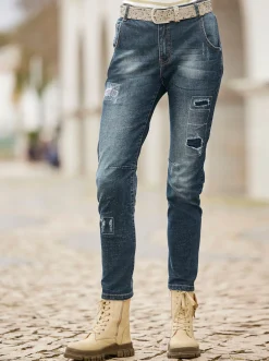 Stiefeletten|Stiefel|Andrea Conti Schnürstiefelette creme