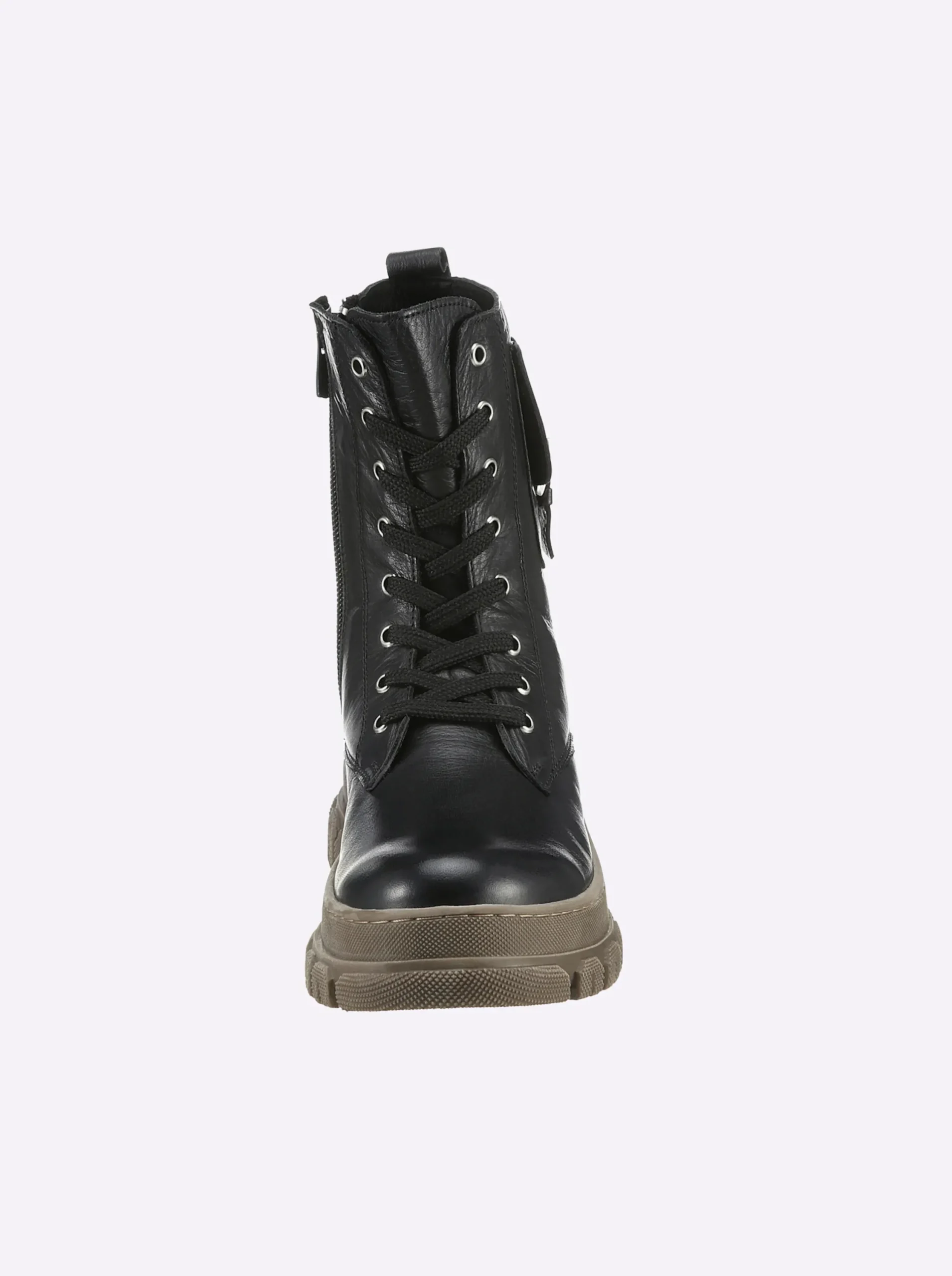 Stiefeletten|Stiefel|Andrea Conti Schnürstiefelette schwarz