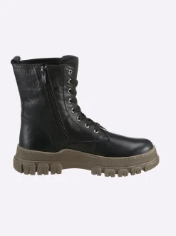 Stiefeletten|Stiefel|Andrea Conti Schnürstiefelette schwarz