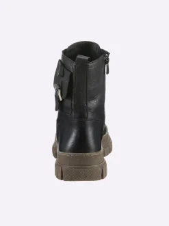 Stiefeletten|Stiefel|Andrea Conti Schnürstiefelette schwarz