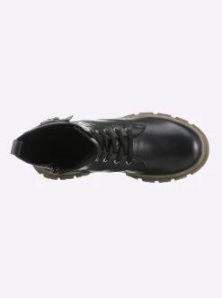 Stiefeletten|Stiefel|Andrea Conti Schnürstiefelette schwarz