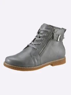 Stiefeletten|Stiefel|Andrea Conti Schnürstiefelette grau