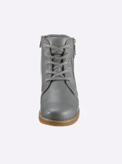 Stiefeletten|Stiefel|Andrea Conti Schnürstiefelette grau