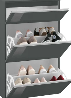 Schuhschränke|INOSIGN Schuhschrank anthrazit