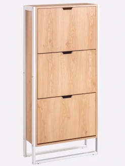 Schuhschränke|heine home Schuhschrank natur-weiß