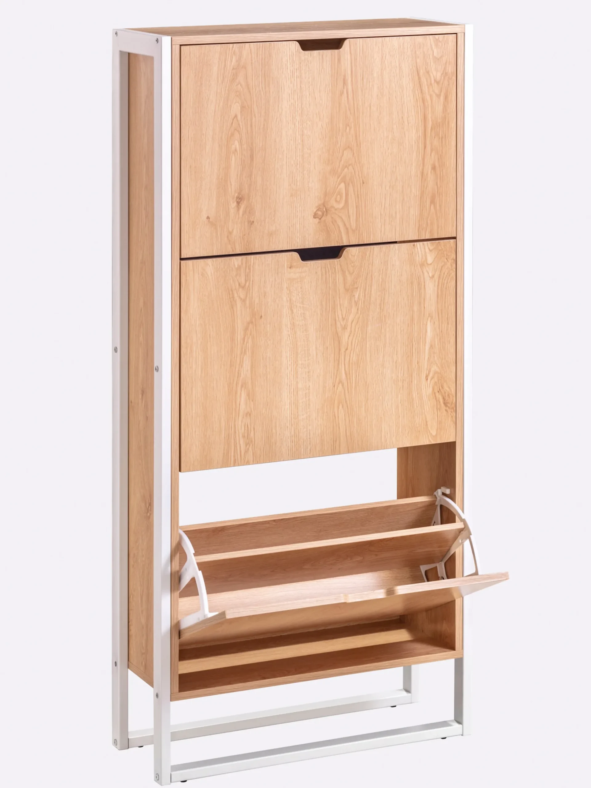 Schuhschränke|heine home Schuhschrank natur-weiß