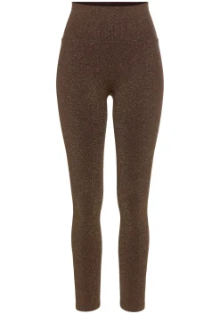 Strandmode|LASCANA Seamless Leggings gold