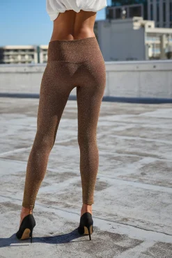 Strandmode|LASCANA Seamless Leggings gold