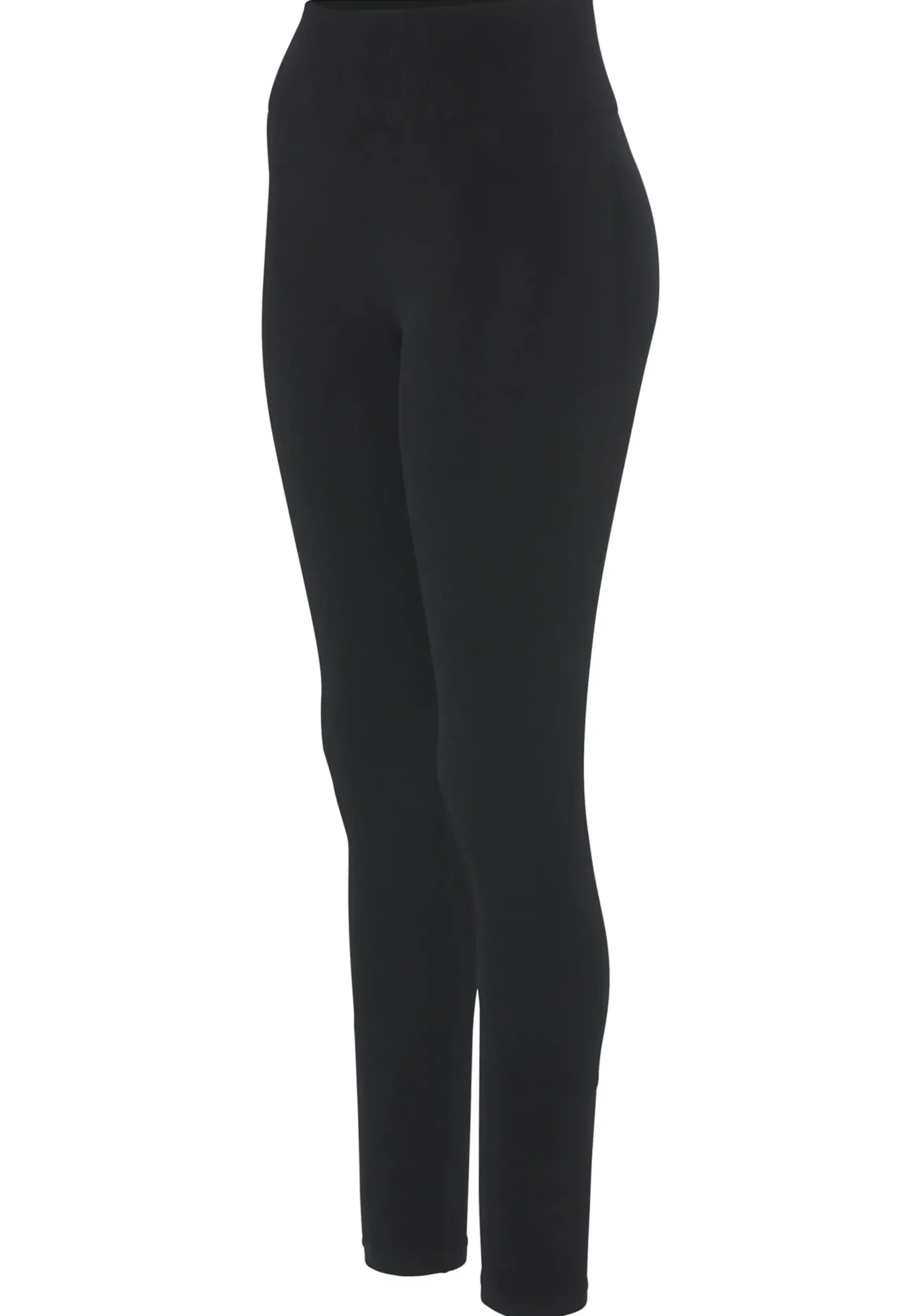 Hosen|LASCANA Seamless Leggings schwarz
