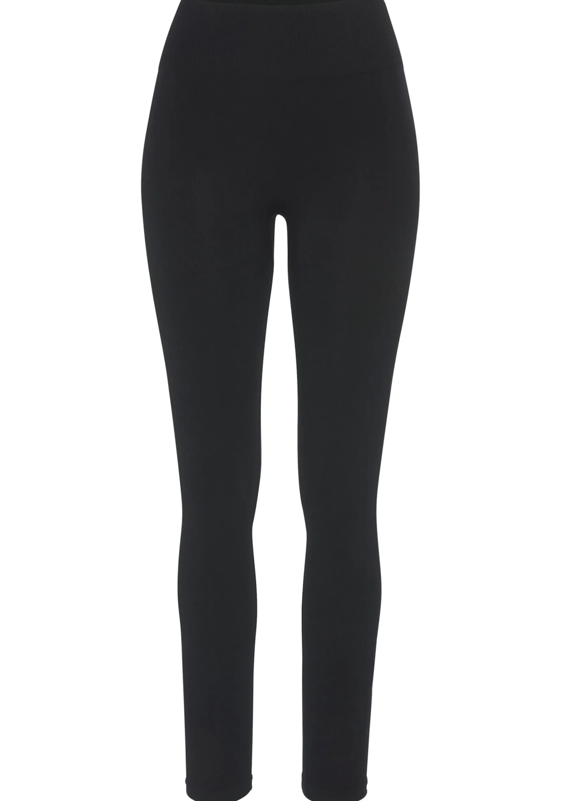 Hosen|LASCANA Seamless Leggings schwarz