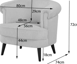 Sessel|INOSIGN Sessel grau