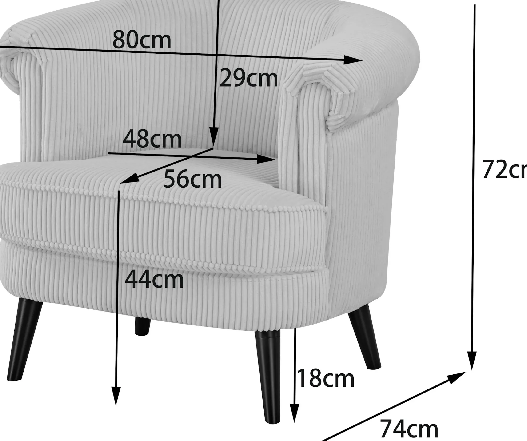 Sessel|INOSIGN Sessel hellgrau