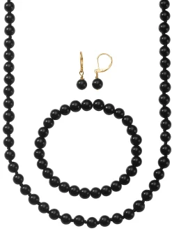 Schmuck| Set schwarz