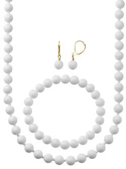 Schmuck| Set weiß