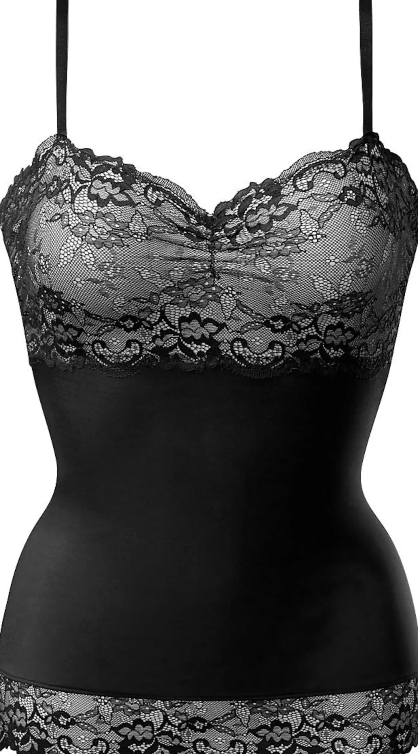 Shirts|Nuance Shapingtop schwarz-creme