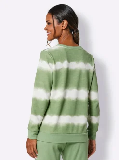 Homewear|Homewear|feel good Shirt eucalyptus-champagner-bedruckt