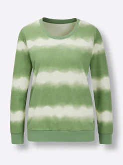 Homewear|Homewear|feel good Shirt eucalyptus-champagner-bedruckt