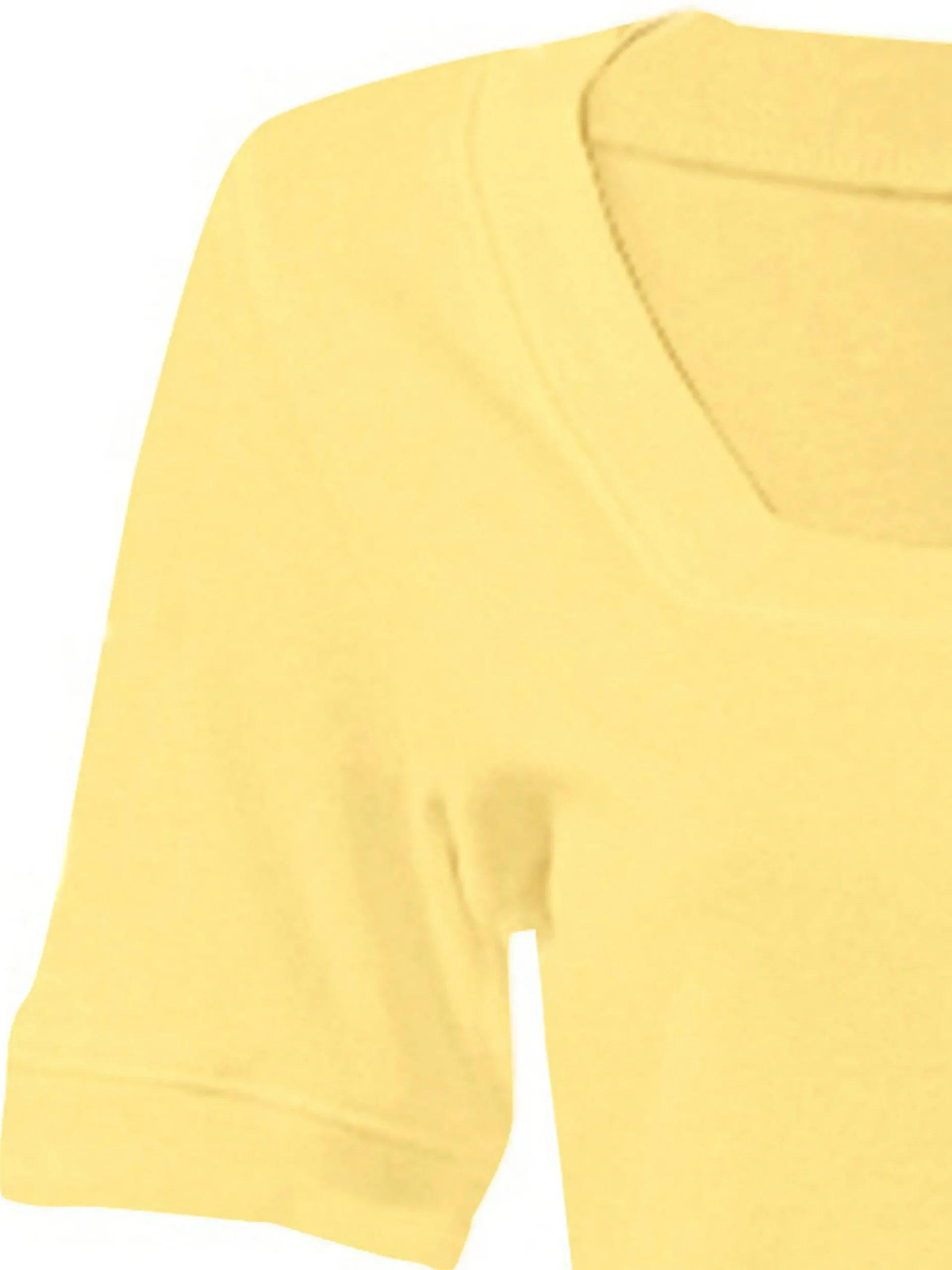 Shirts|heine Shirt aus Rippenware gelb