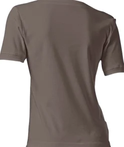 Basics|Shirts|heine Shirt aus Rippenware taupe