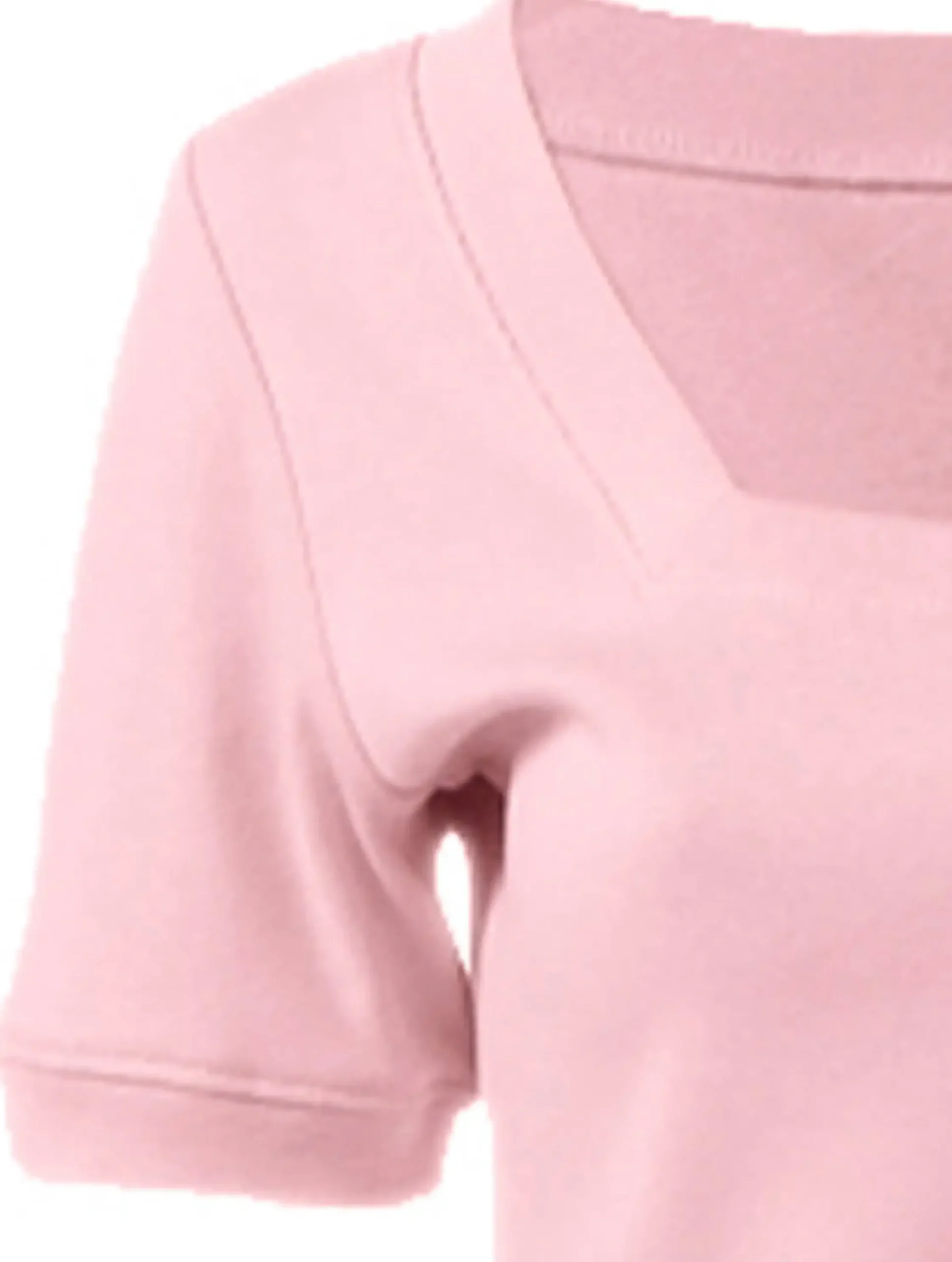 Basics|heine Shirt aus Rippenware rosé