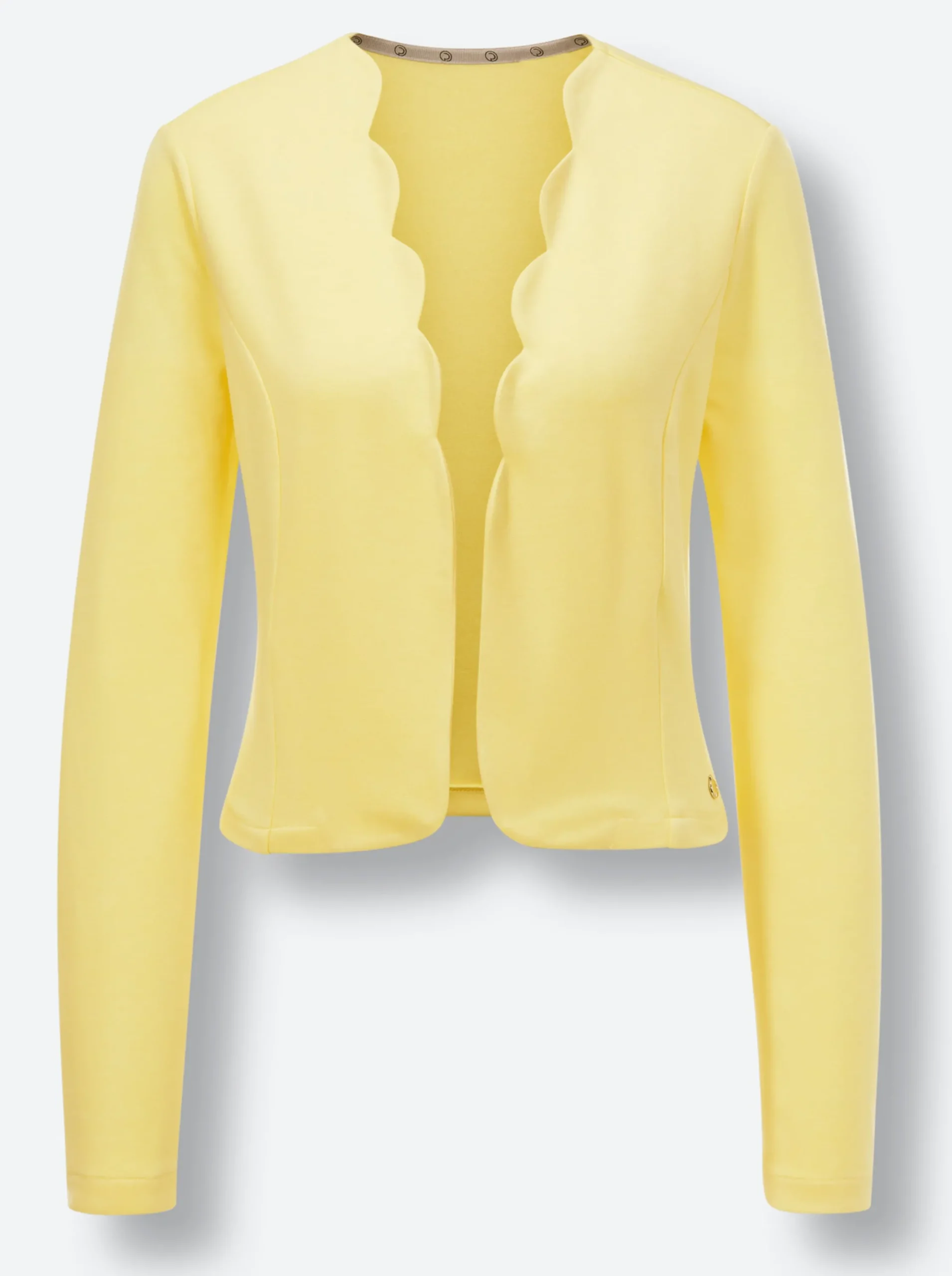Jacken|CREATION L PREMIUM Shirtjacke zitrone