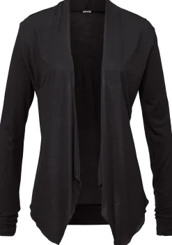 Strandmode|Jacken|LASCANA Shirtjacke schwarz