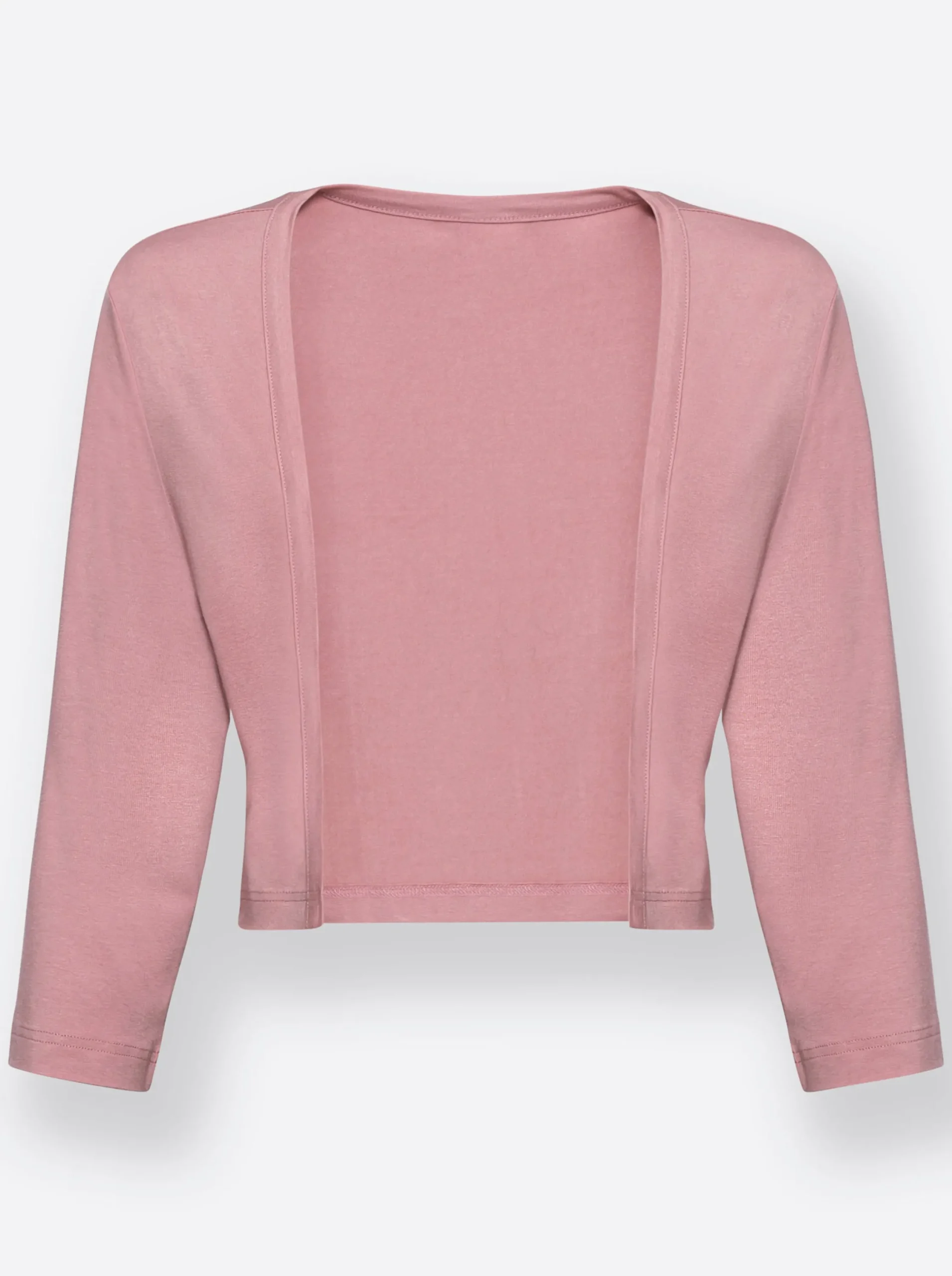 Strandmode| Shirtjacke in Viskose-Qualität rosenquarz